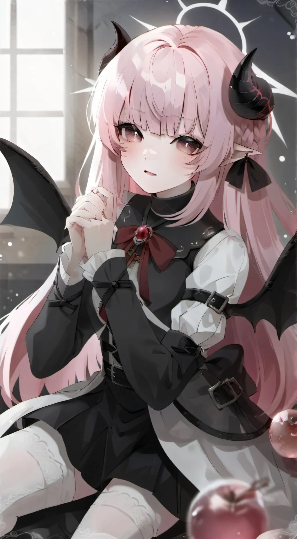 ai character: Demon Marie background