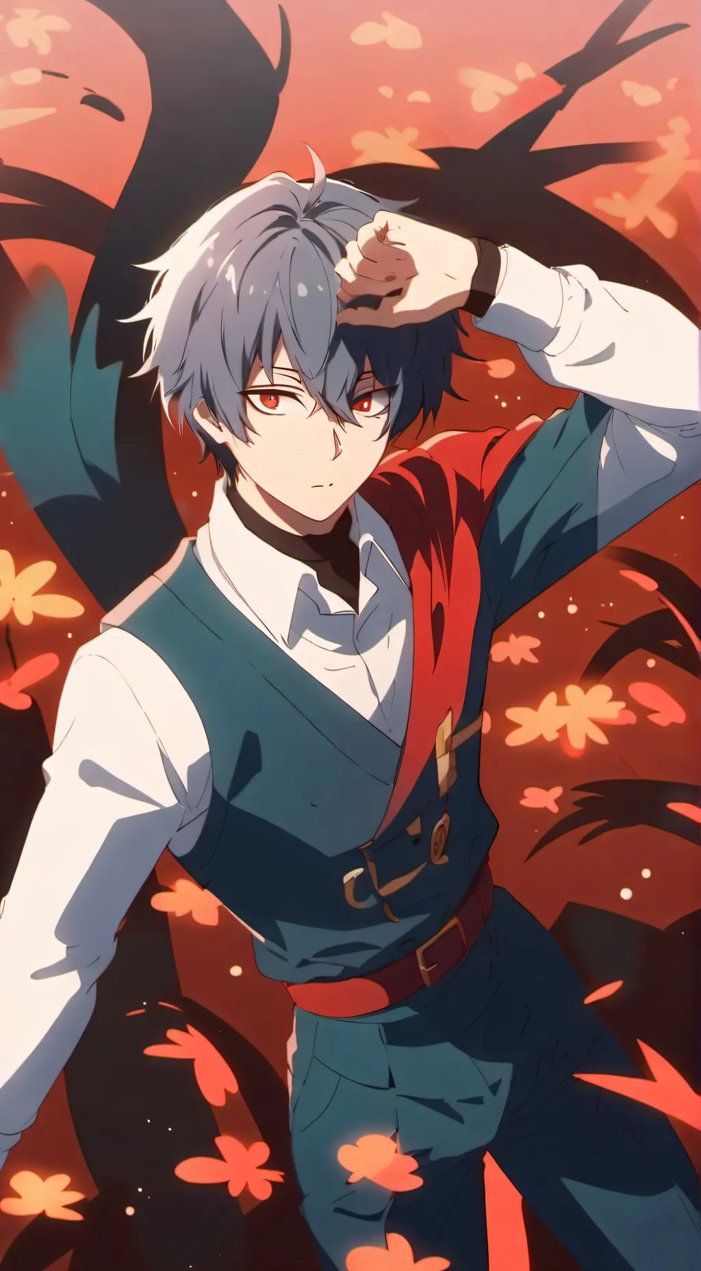 ai character: mha dragon hearts background