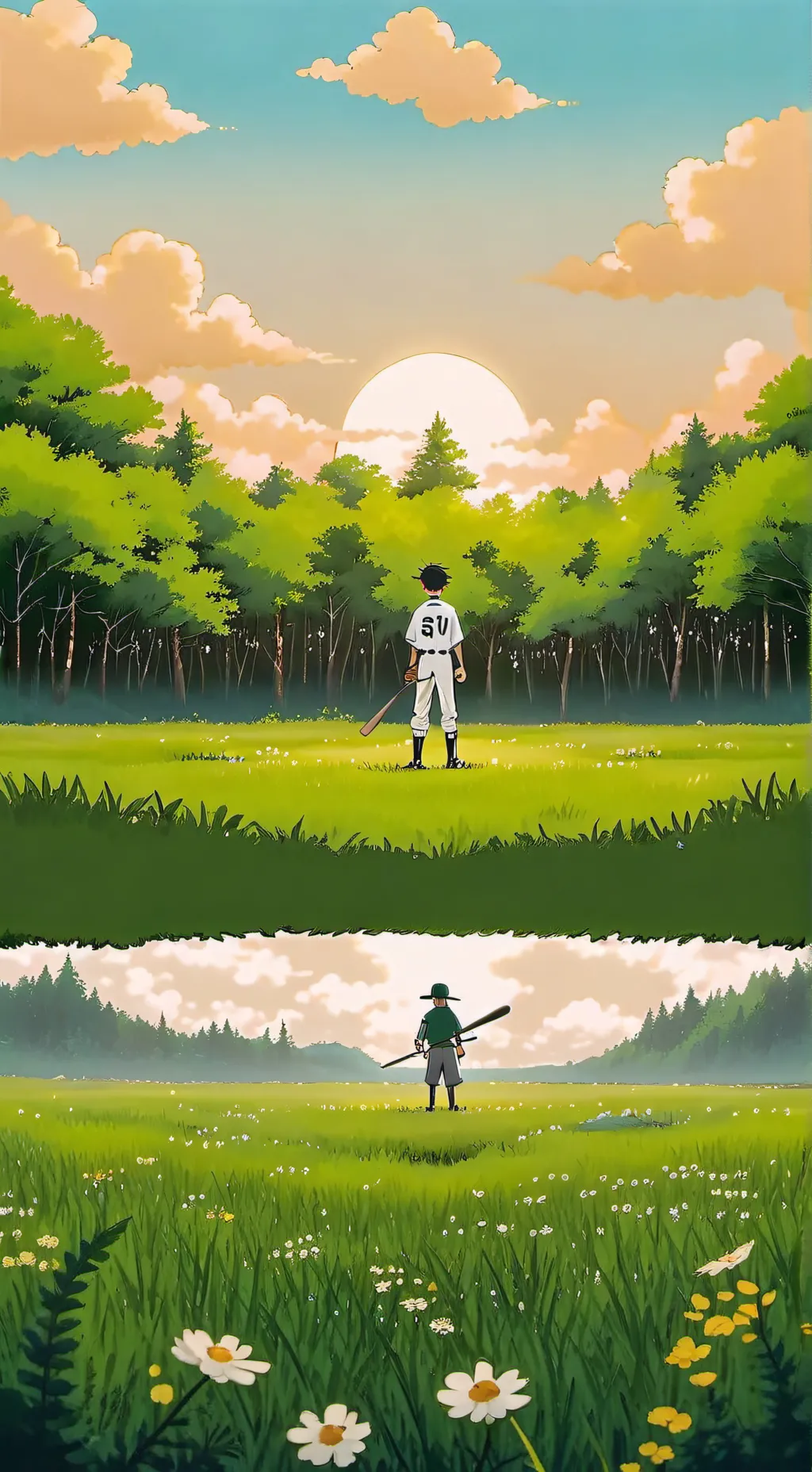 ai character: win or lose background
