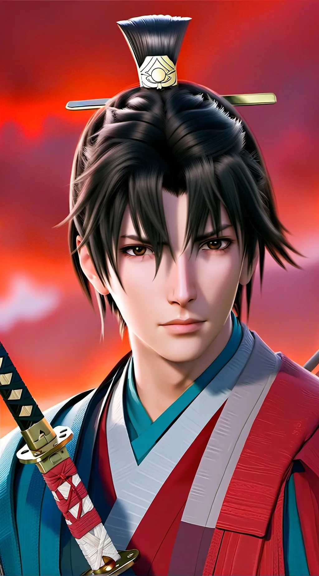 ai character: Kenshin Himura background