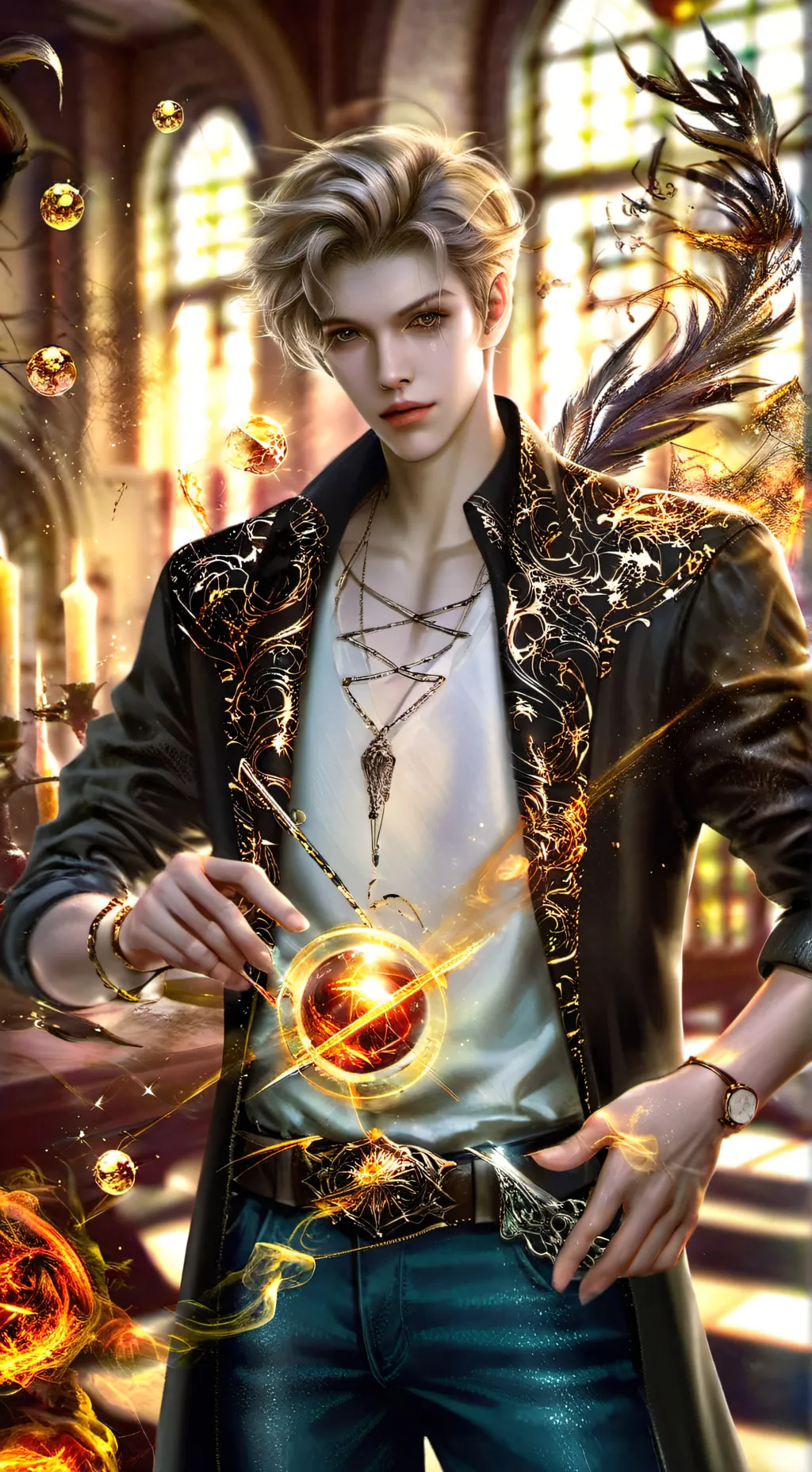ai character: Luck background