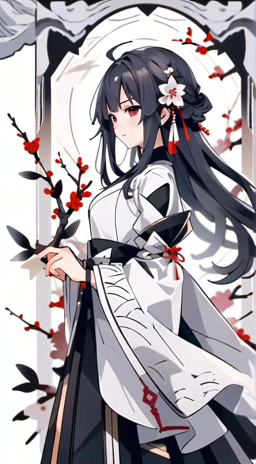 ai character: Vii Vii jk background