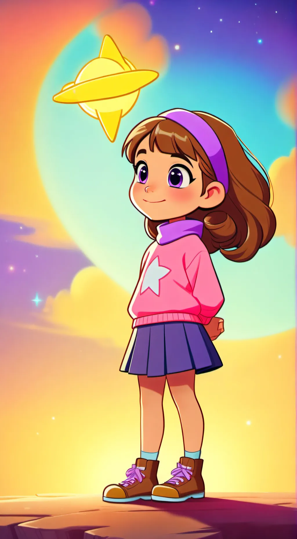 ai character: Mable Pines background