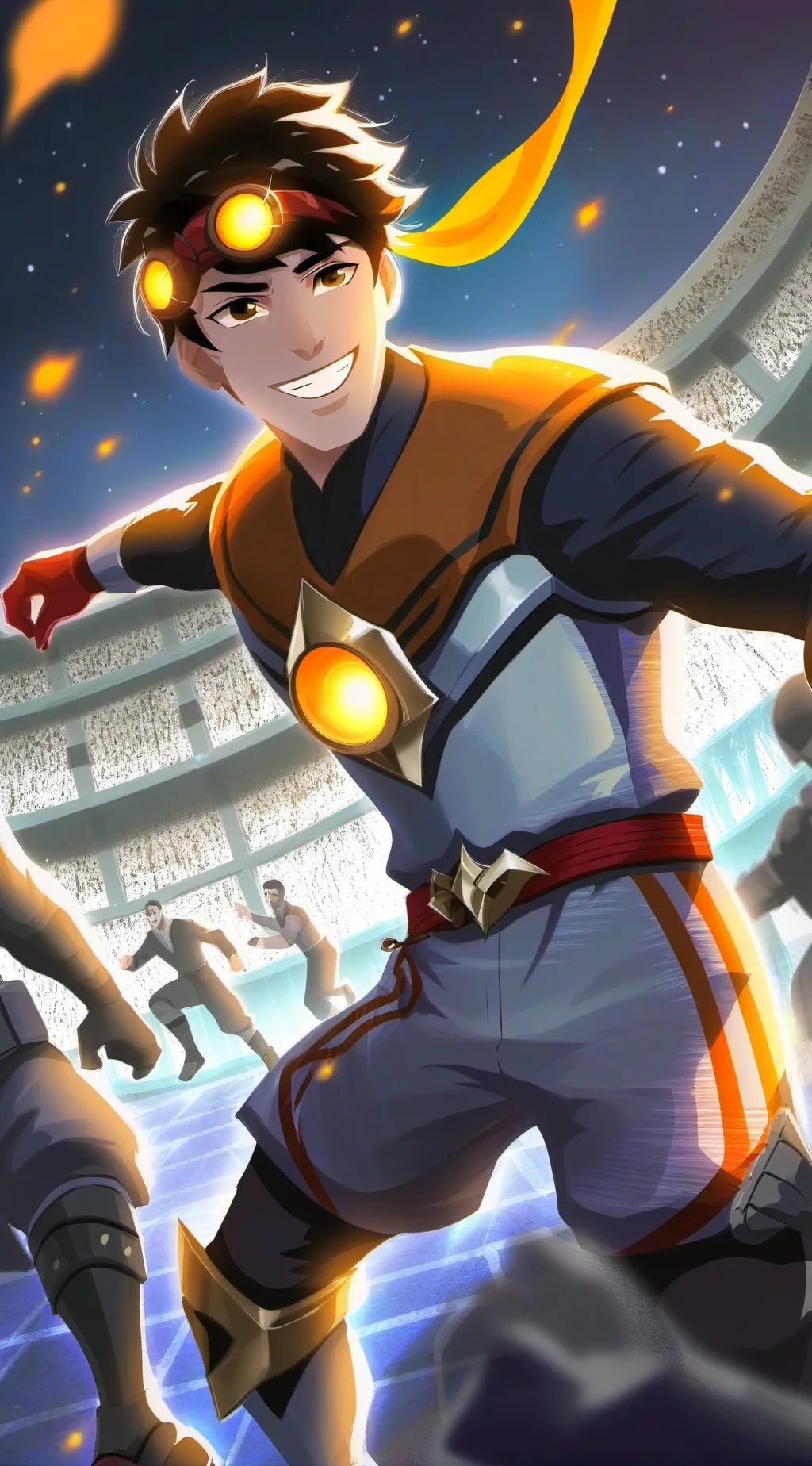 ai character: 🔆⚠️Xero⚠️🔆 background