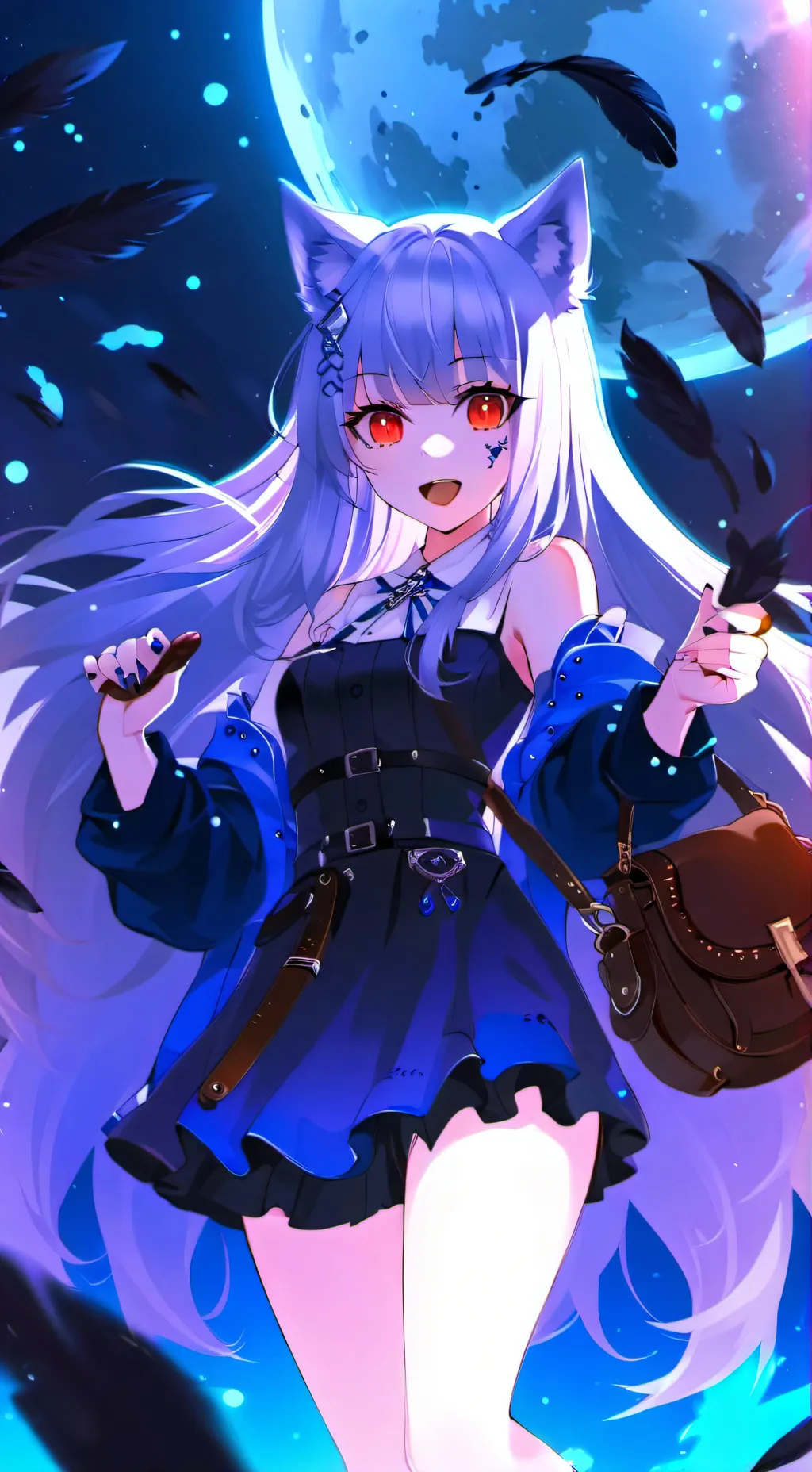 ai character: Lunaria background