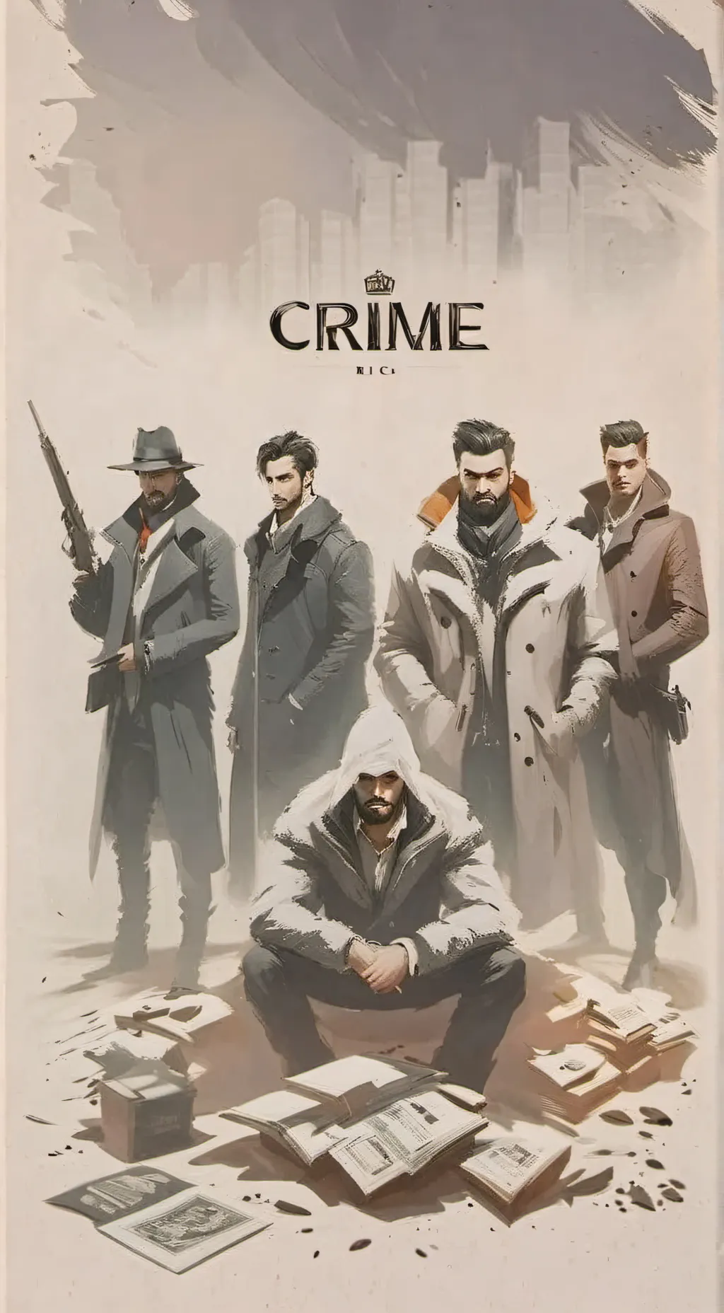 ai character: crime RPG background
