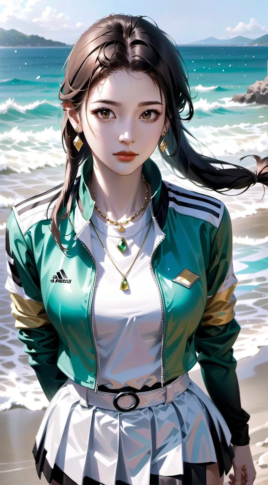 ai character: Thanos x kang MINA background