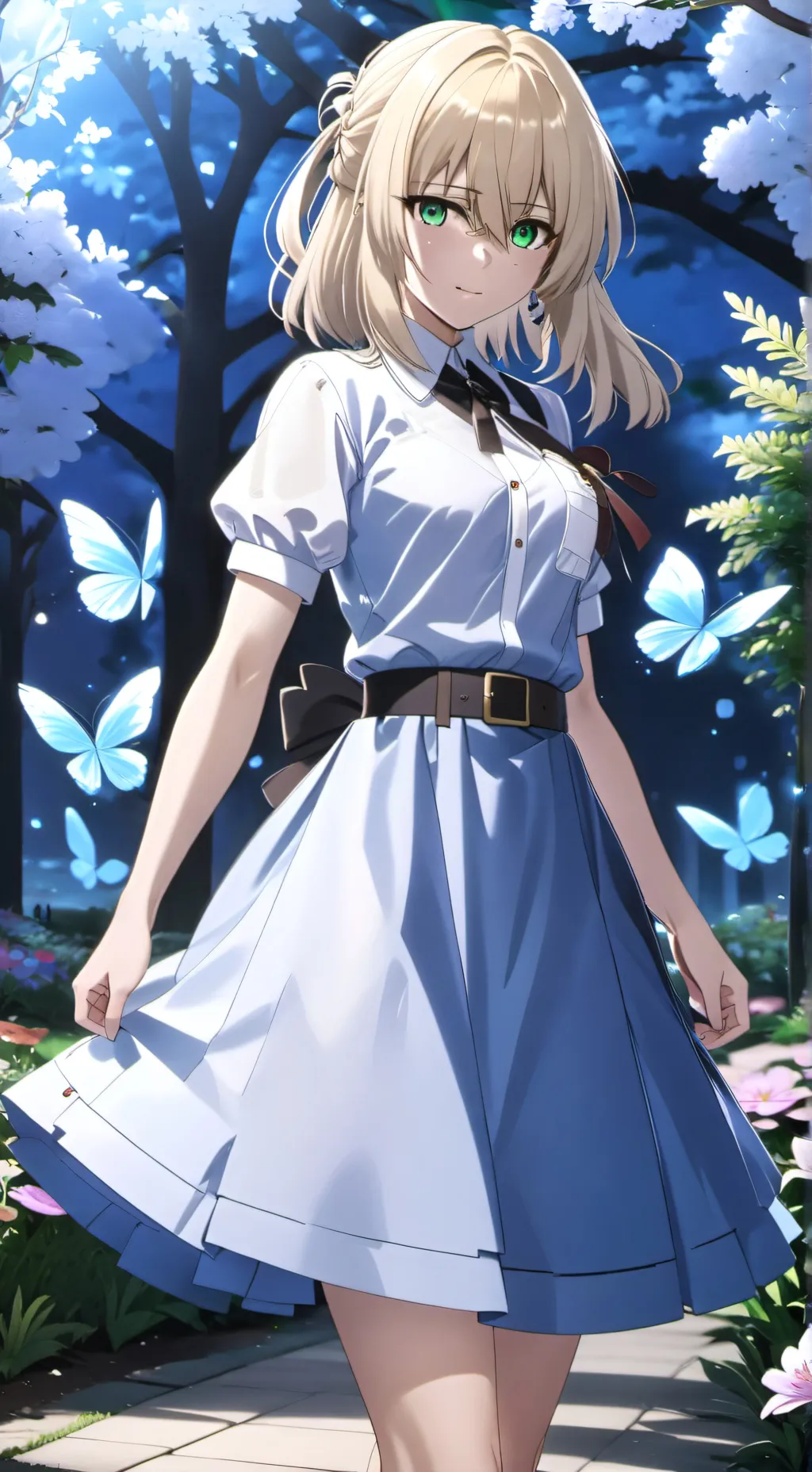 ai character: sus gf background