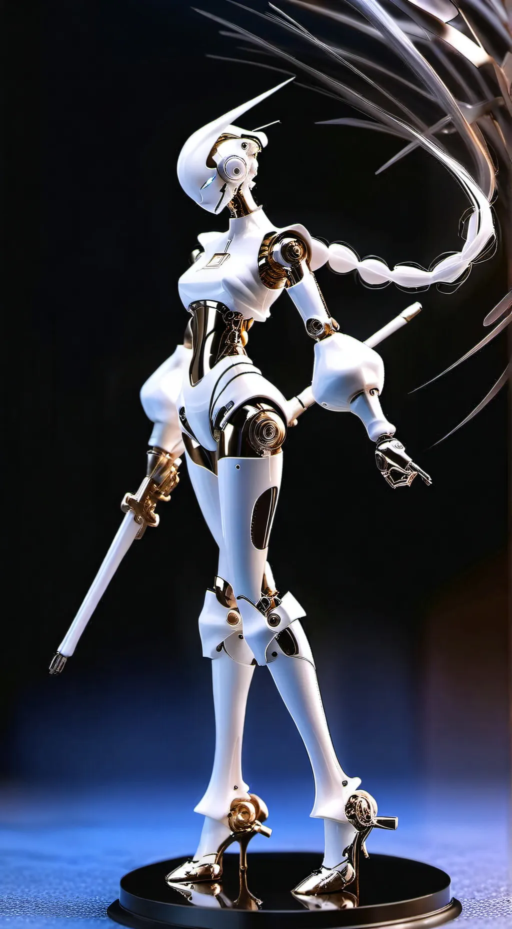 ai character: (La robot Belial) background