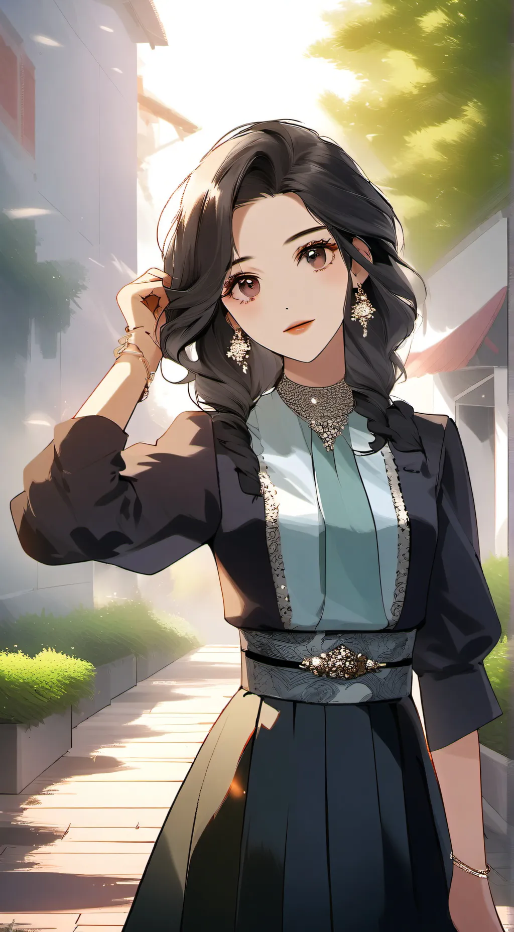 ai character: tmnt punk😪 background