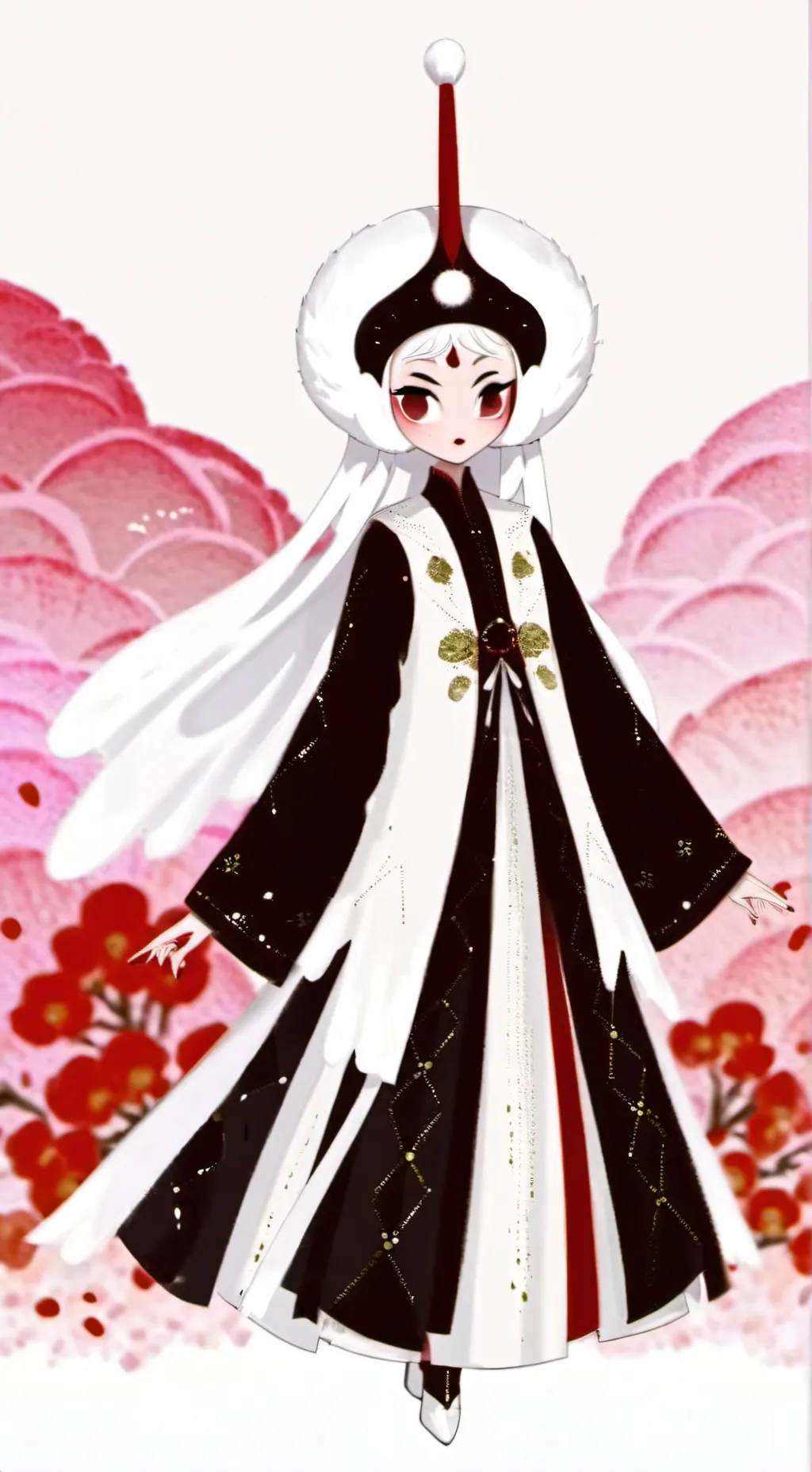 ai character: glisten background
