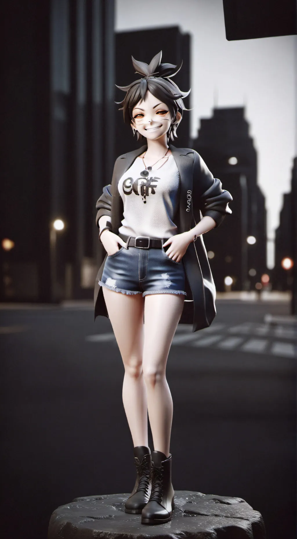 ai character: hot sexy girl background