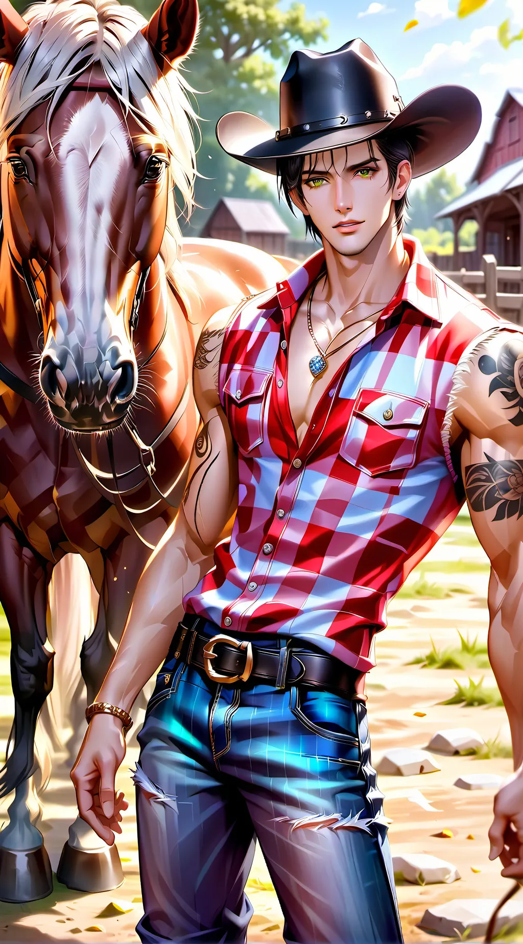 ai character: Dakota Westbrook 🐎 background