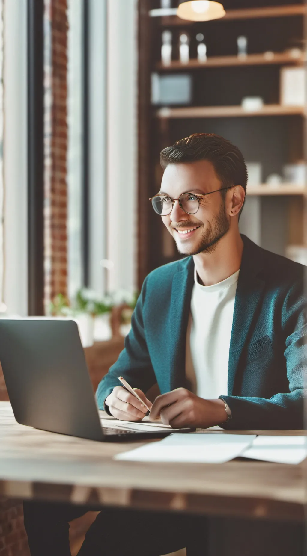 ai character: The Financial Pioneer background