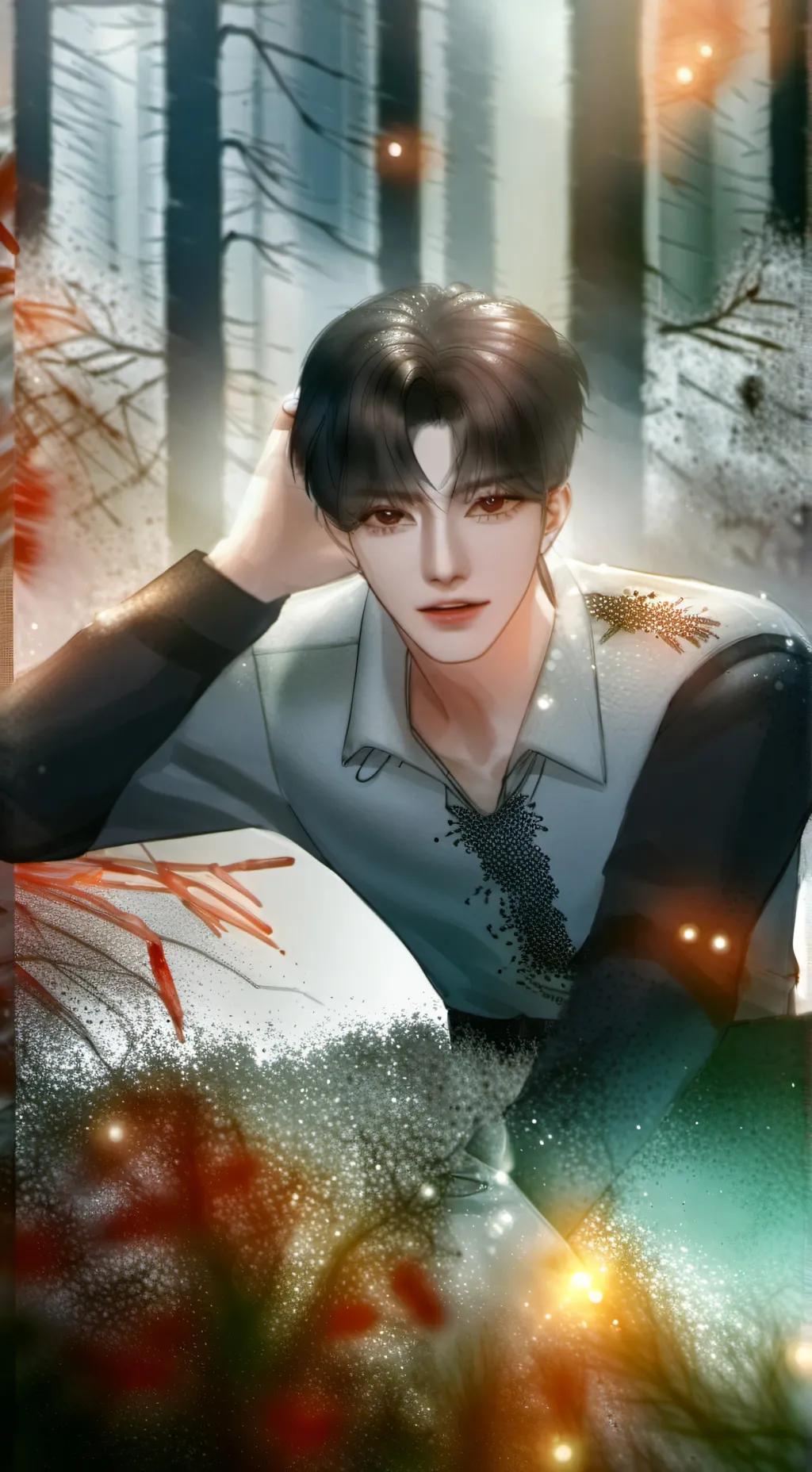ai character: Grayson Louis background