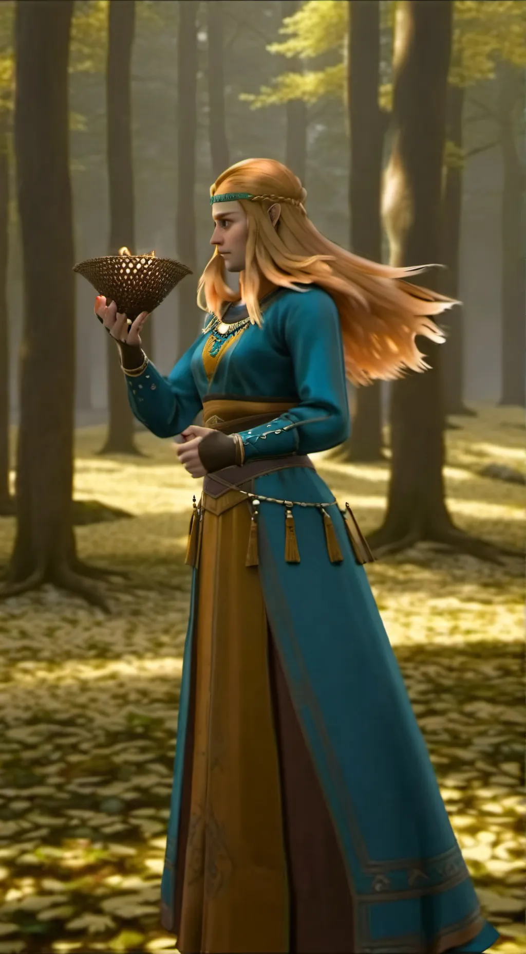 ai character: Zelda background