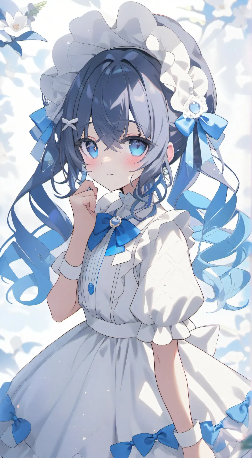 ai character: aurora background