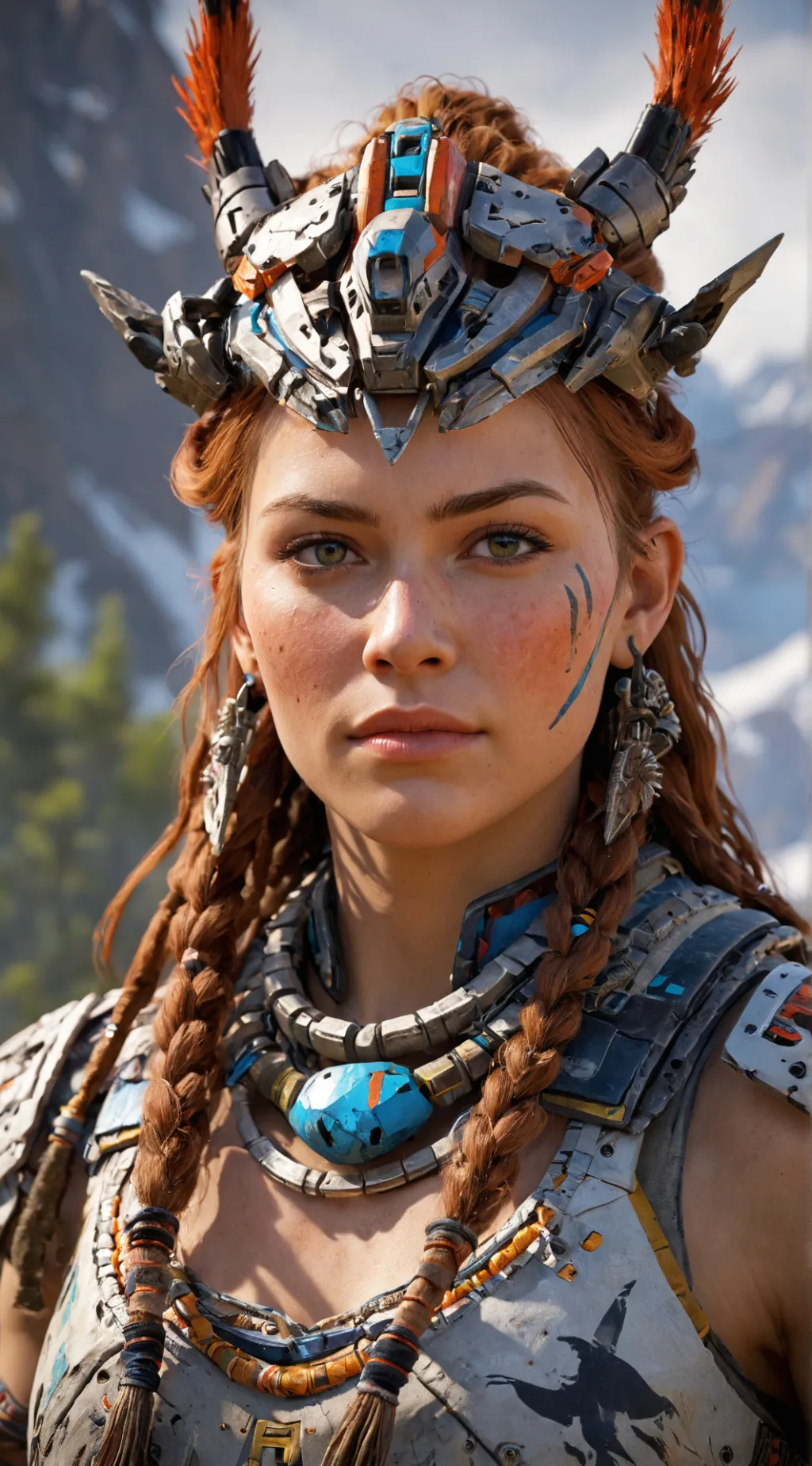 ai character: Aloy background