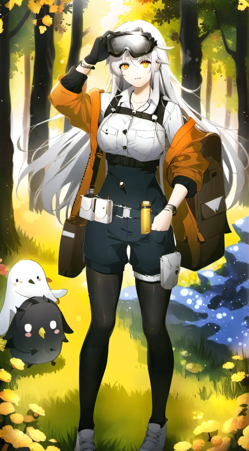 ai character: Luna background
