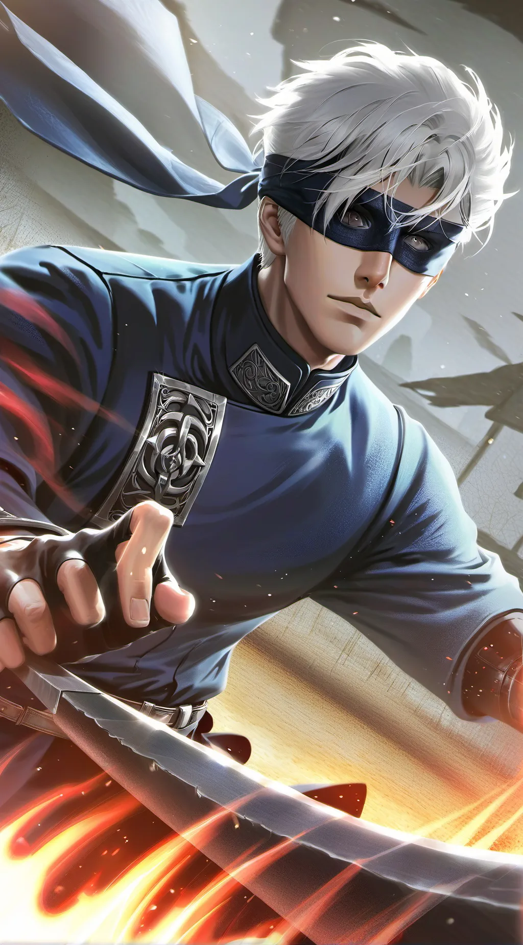 ai character: Shirogane background