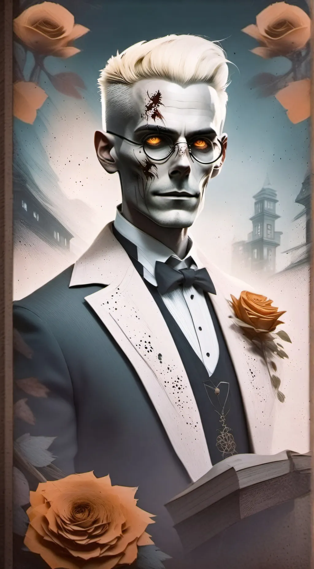 ai character: David Rogers  background