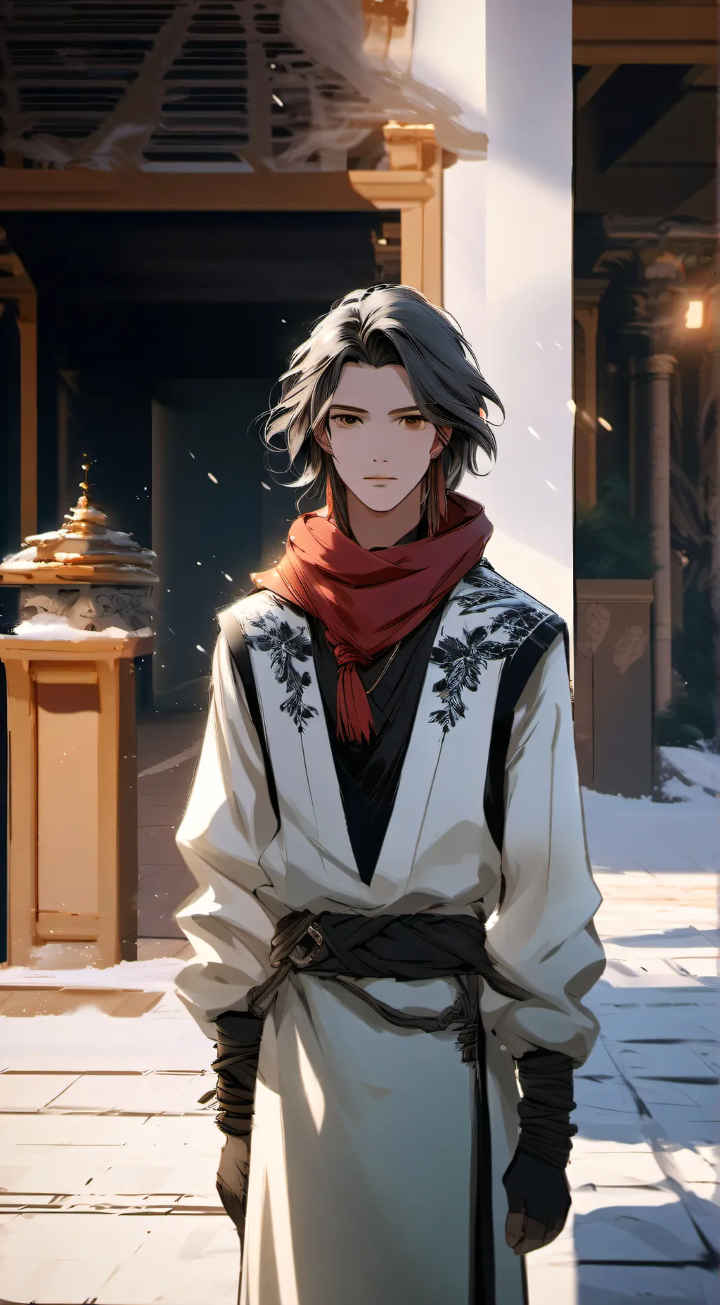 ai character: Андрей background