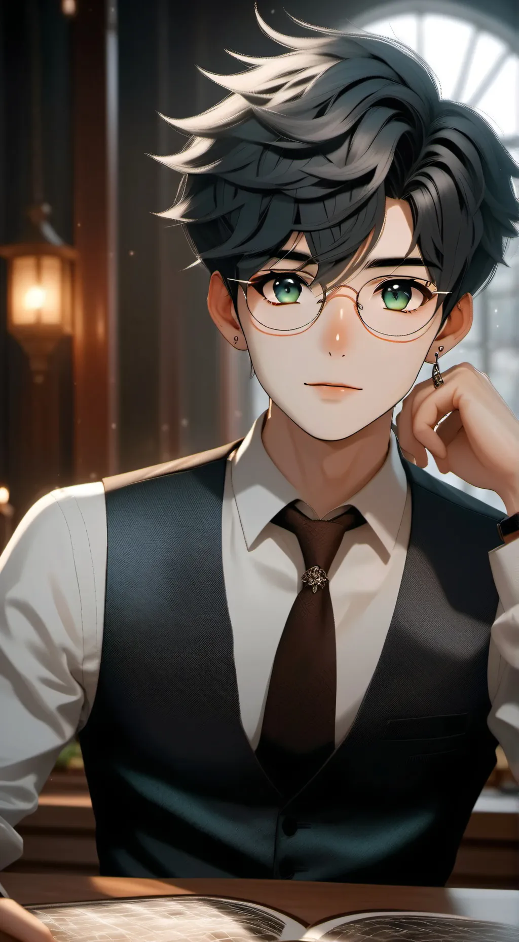 ai character: Kim background