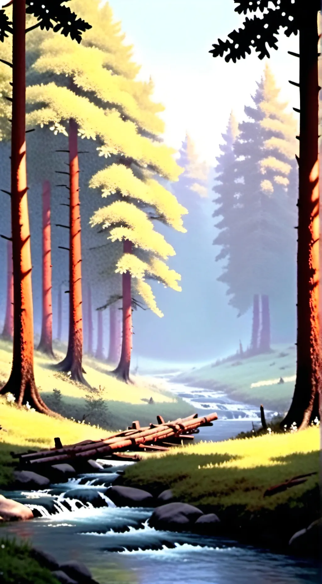 ai character: Nature background