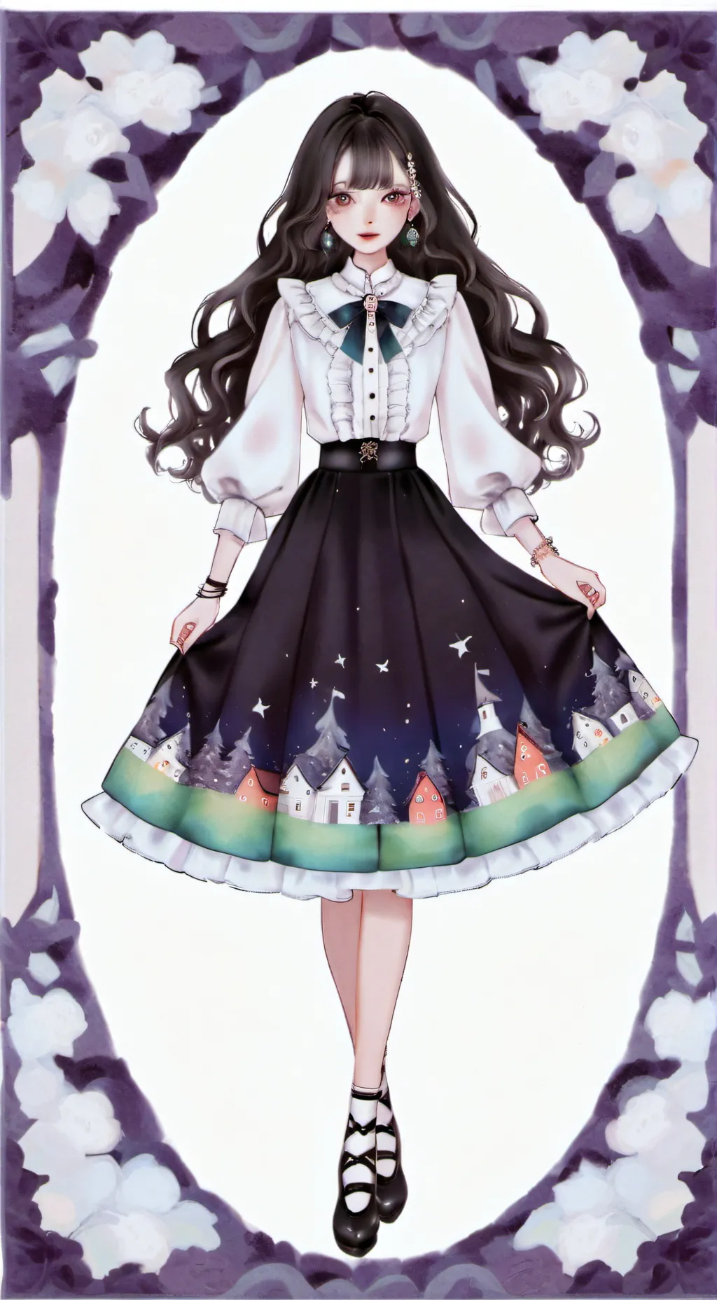 ai character: mina background