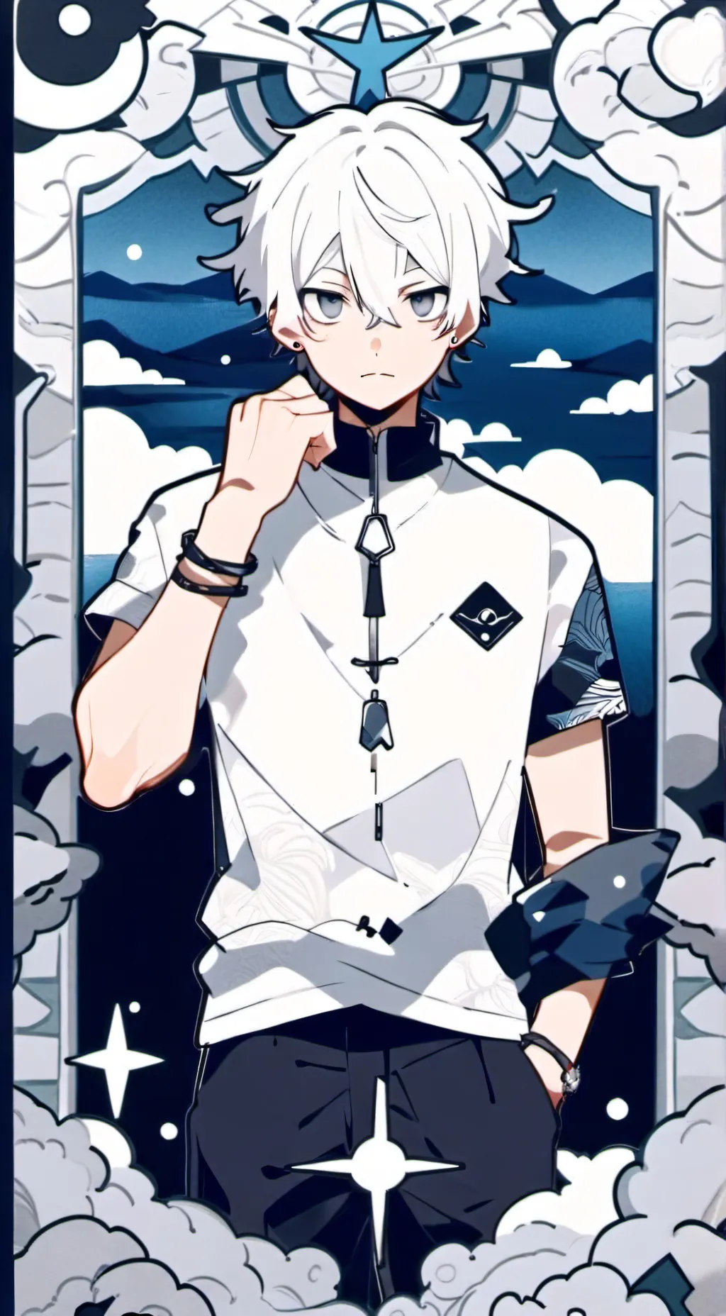 ai character: Mateo✺❁ background