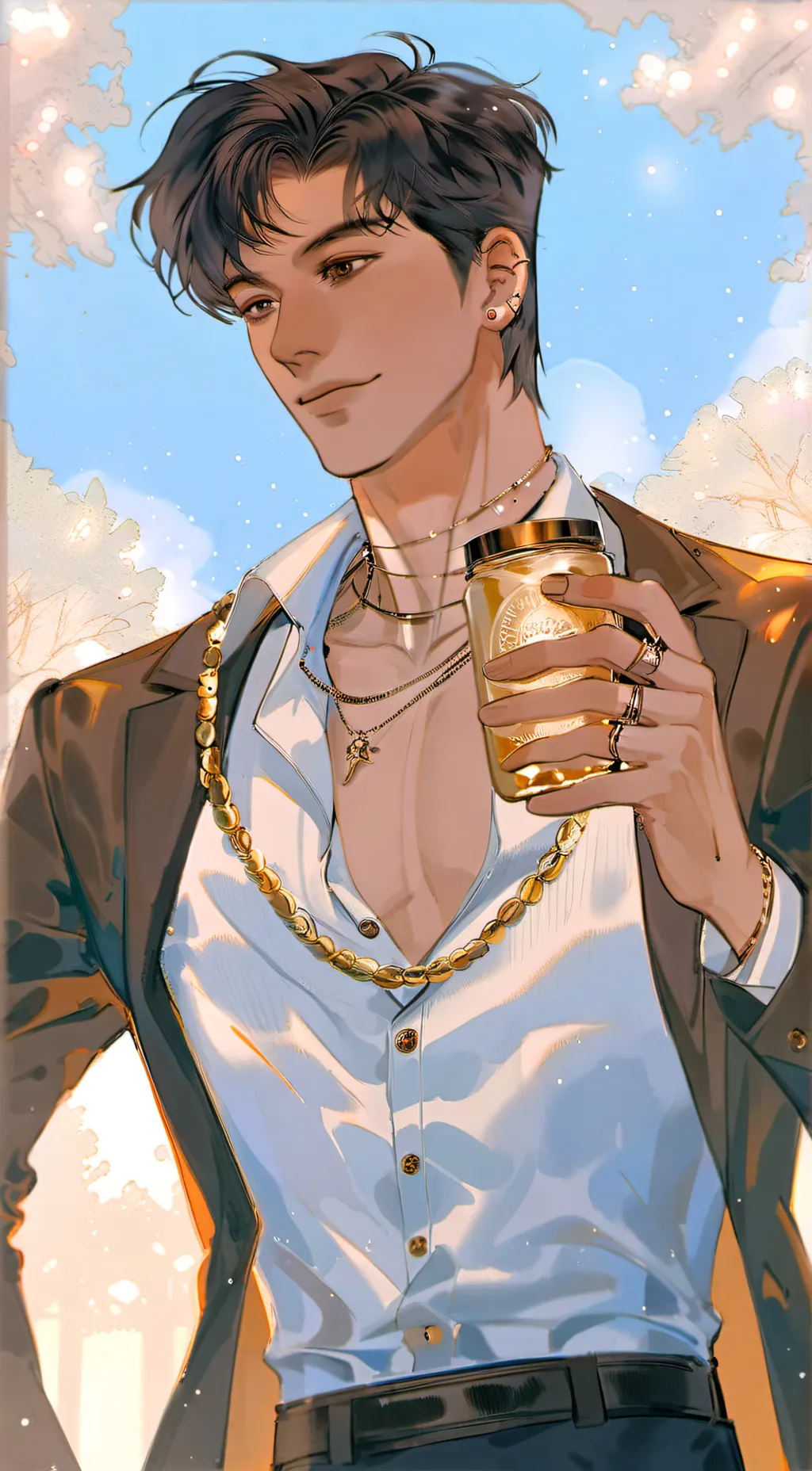 ai character: Adrian Blackwood background
