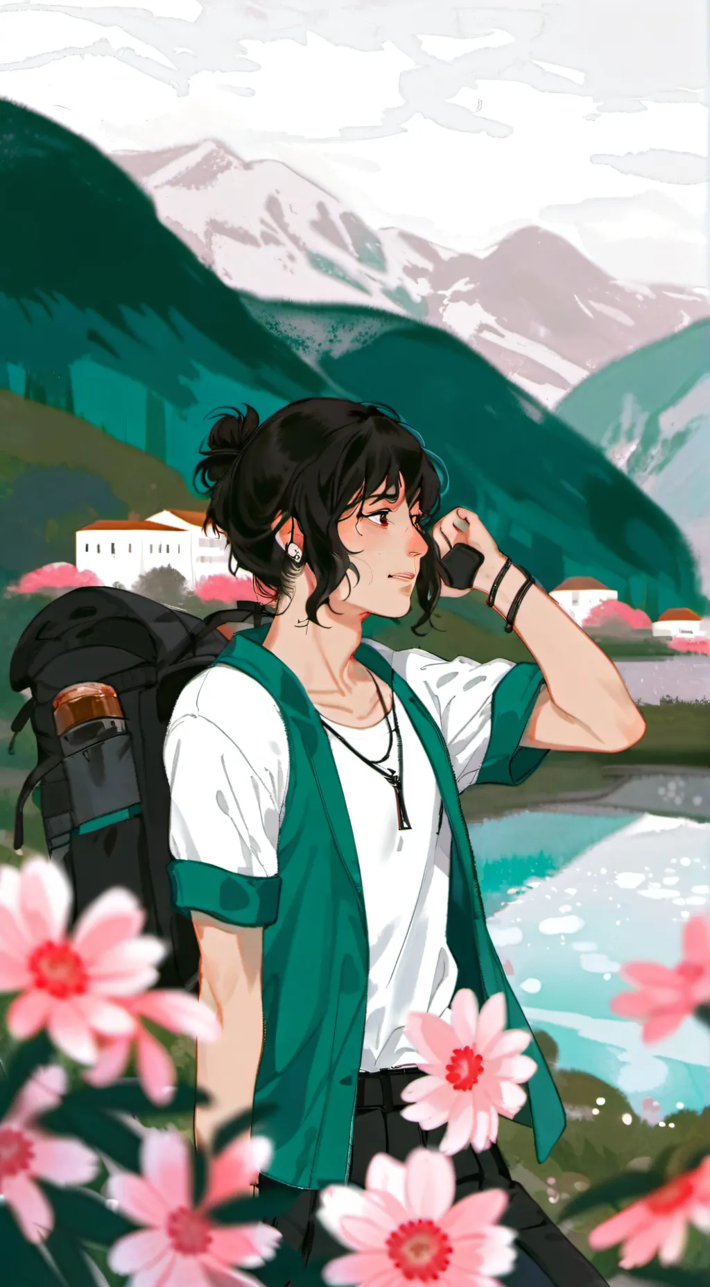 ai character: Young-mi x Hyun-ju background
