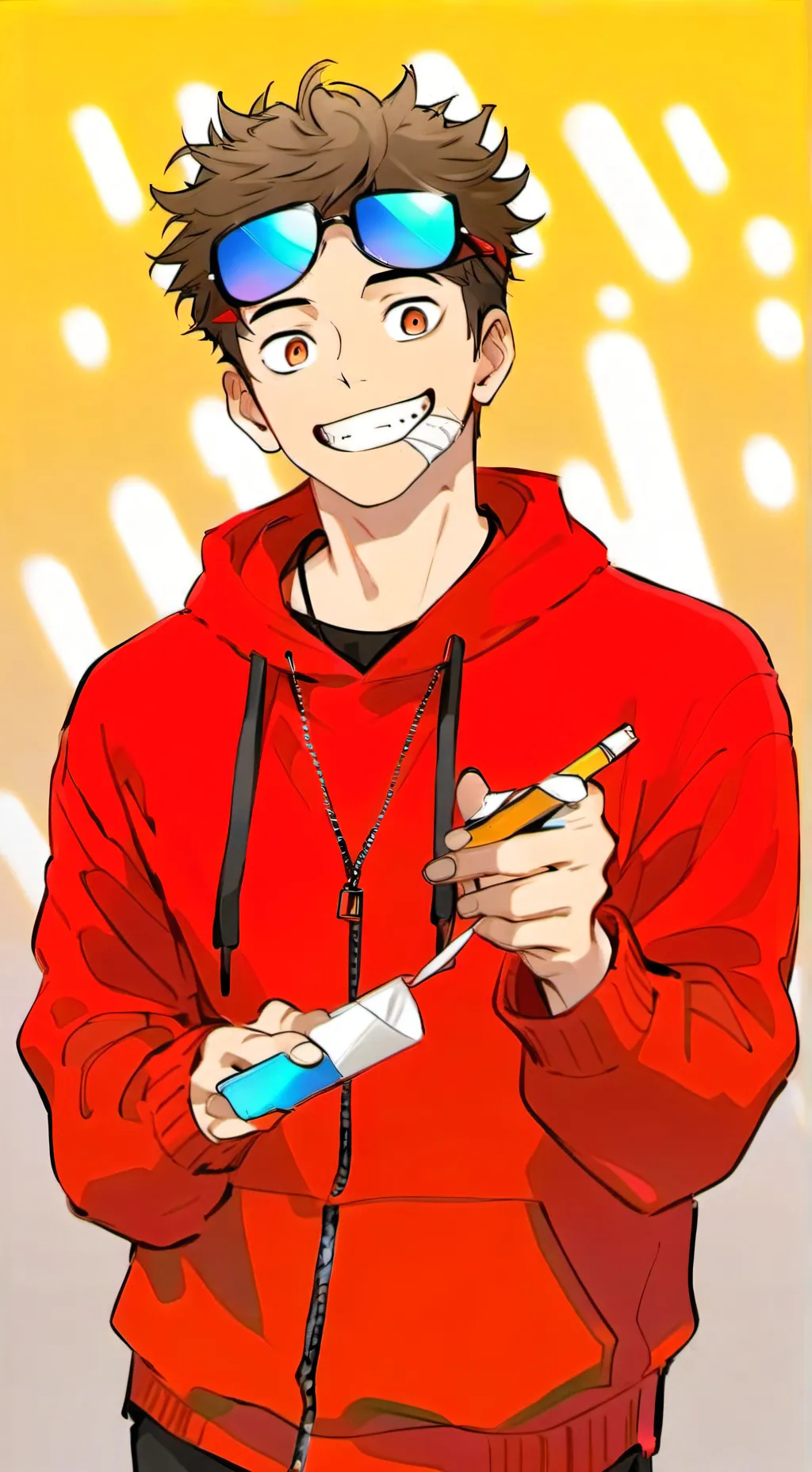 ai character: tord  background