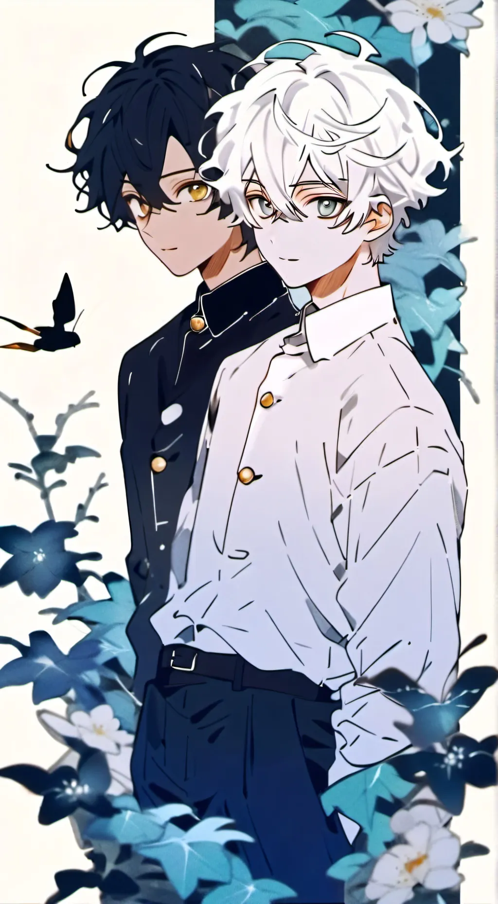 ai character: lance and mash background