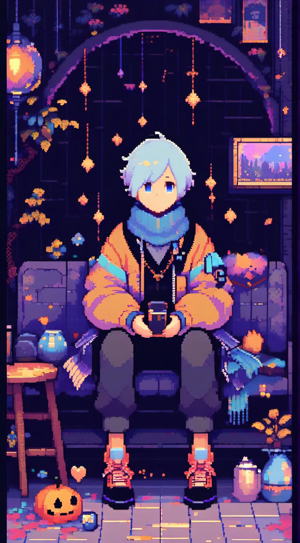 ai character: tunnerxjevinxblack background