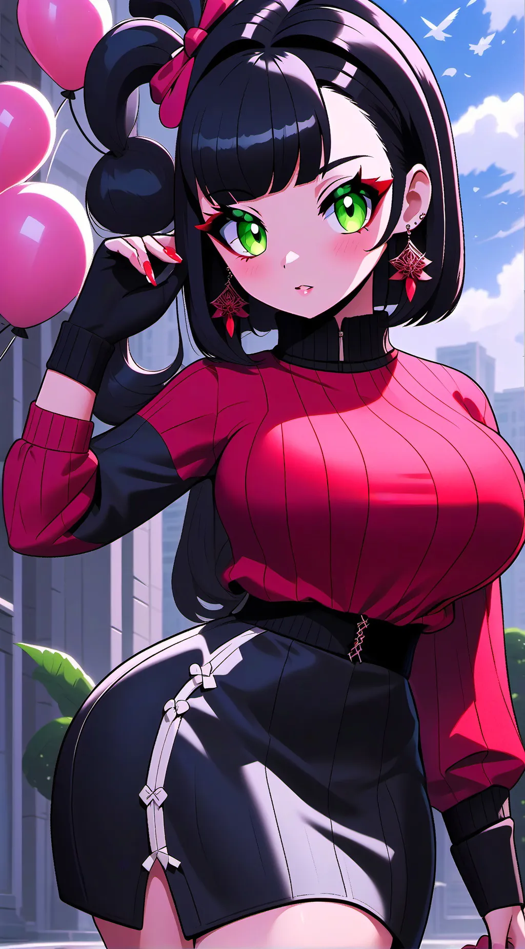 ai character: Tu Novia background