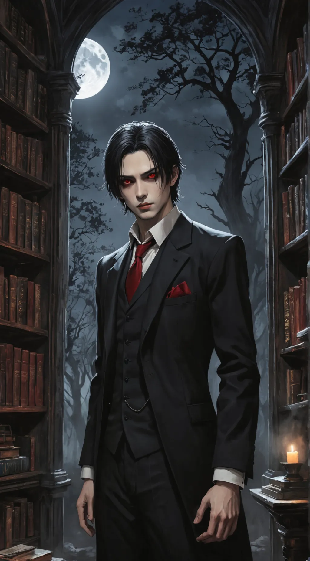 ai character: Lucien background
