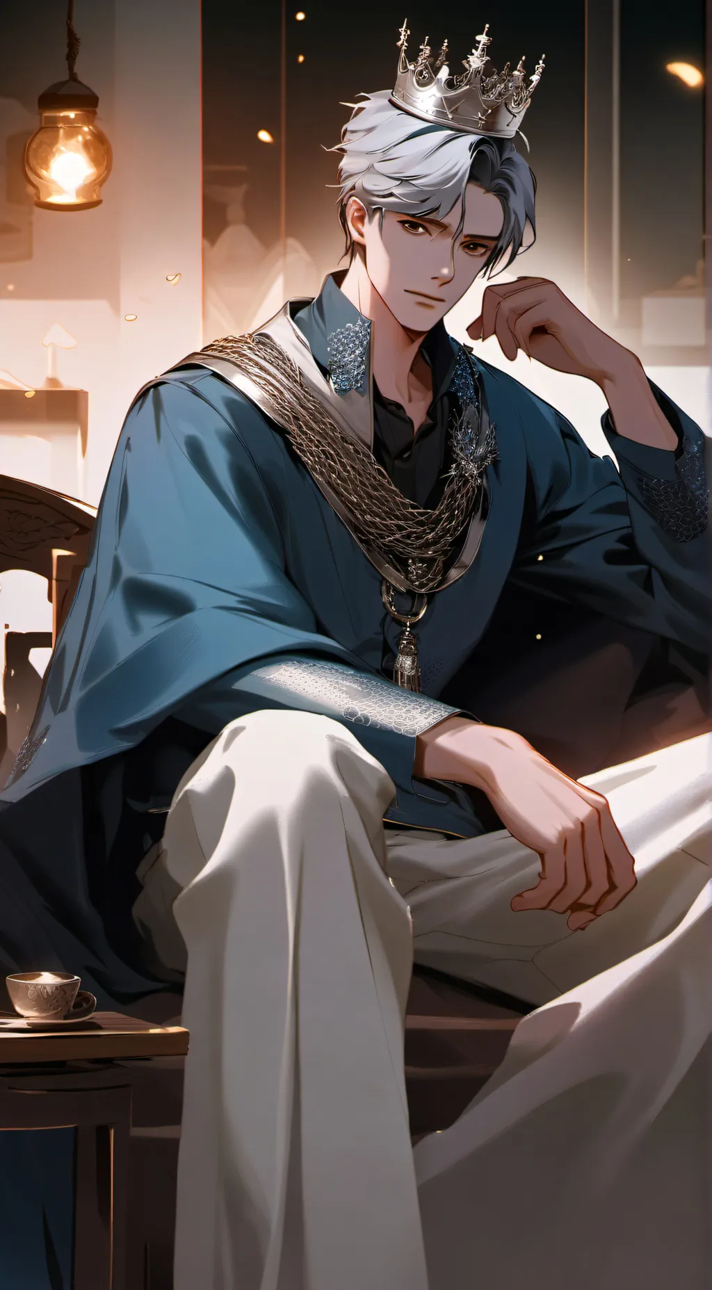 ai character: Alexander  background