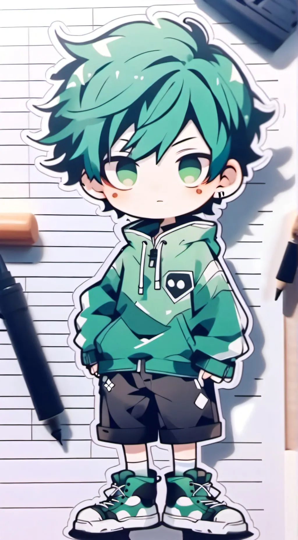 ai character: pick me mha background