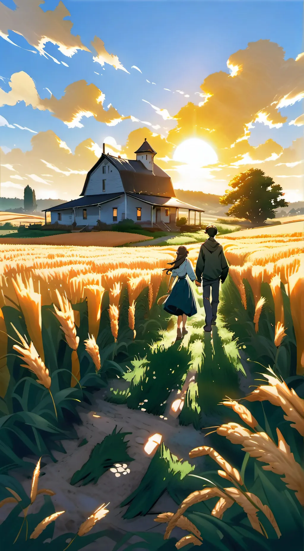 ai character: Farm family background