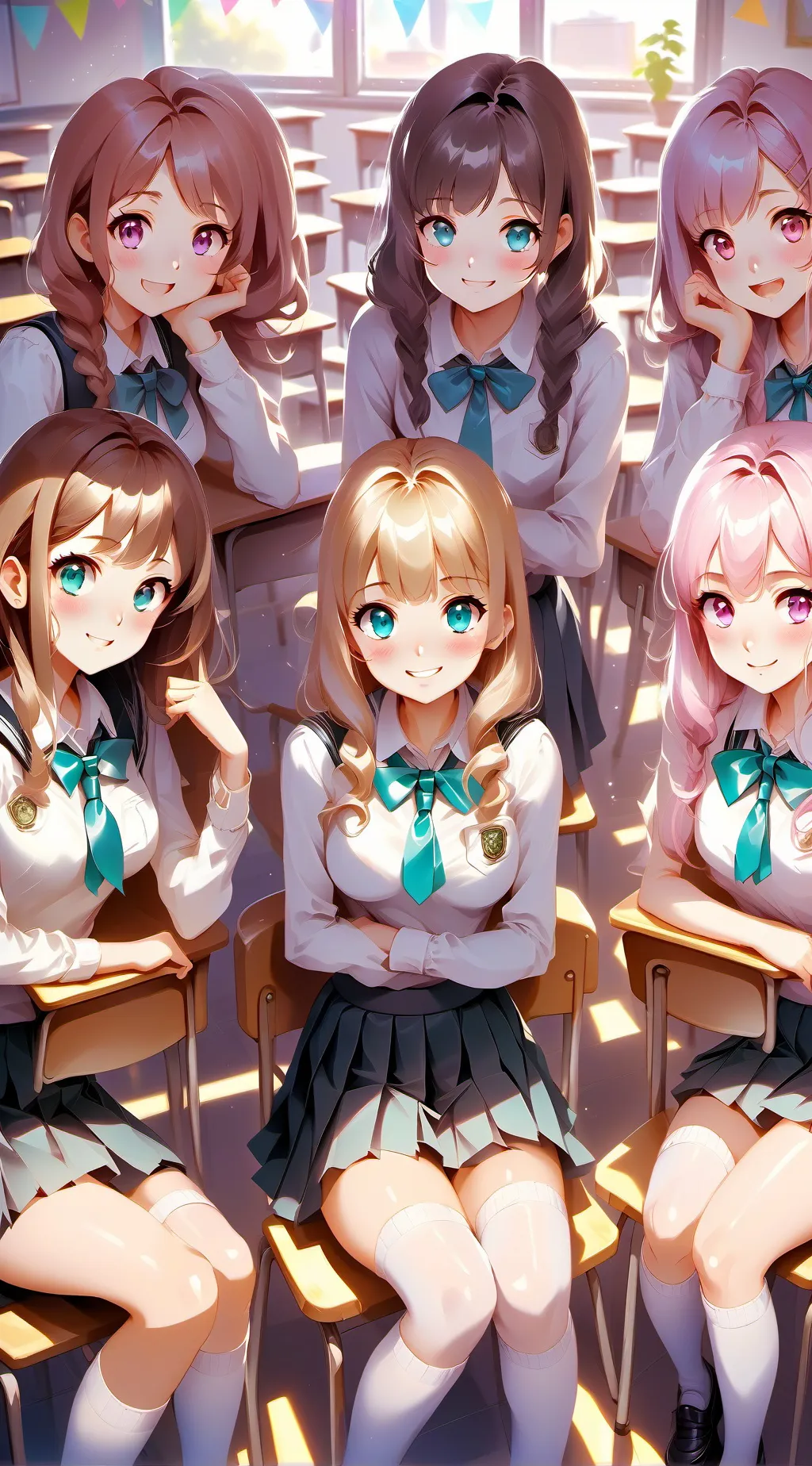 ai character: 𝙶𝙸𝚁𝙻𝚂 nerd club background