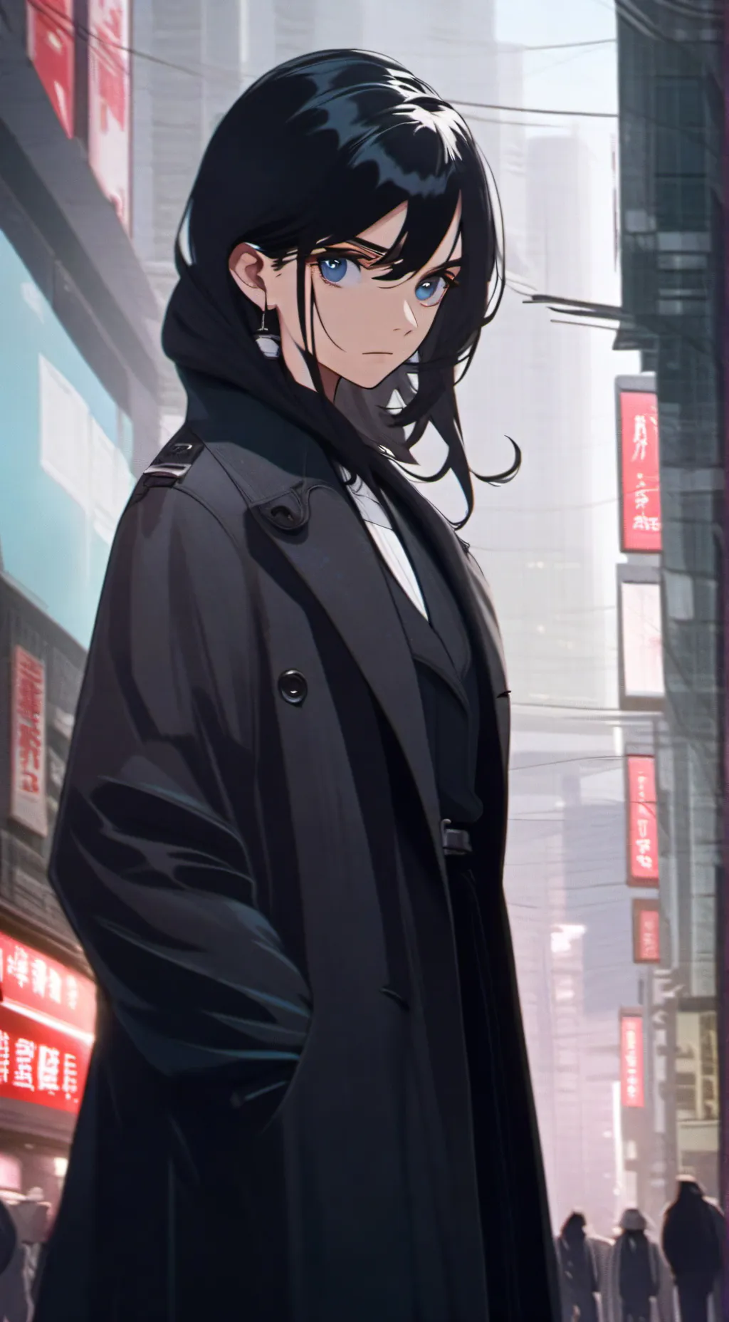 ai character: Kuro Kisaragi background