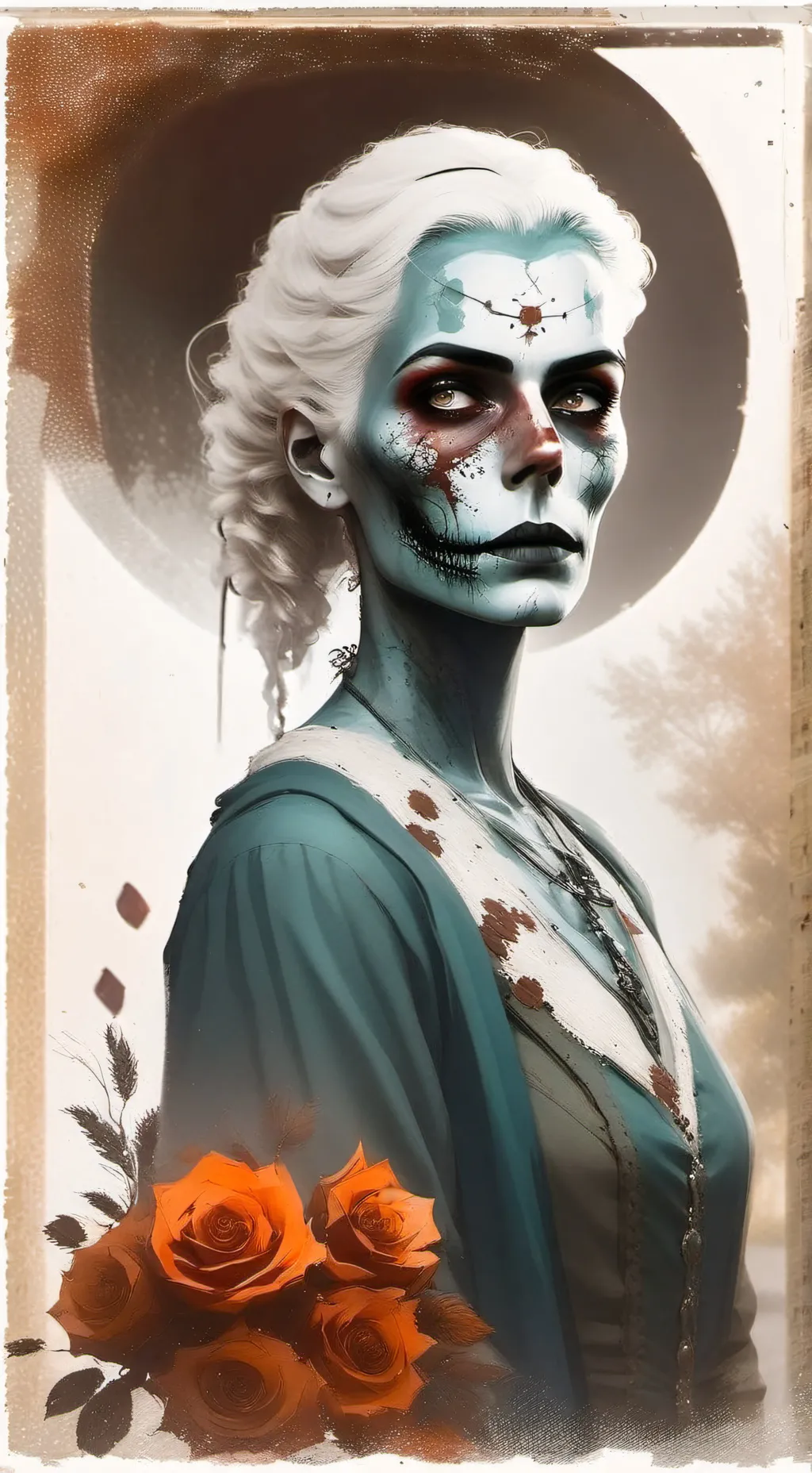 ai character: Alyson Douglas  background