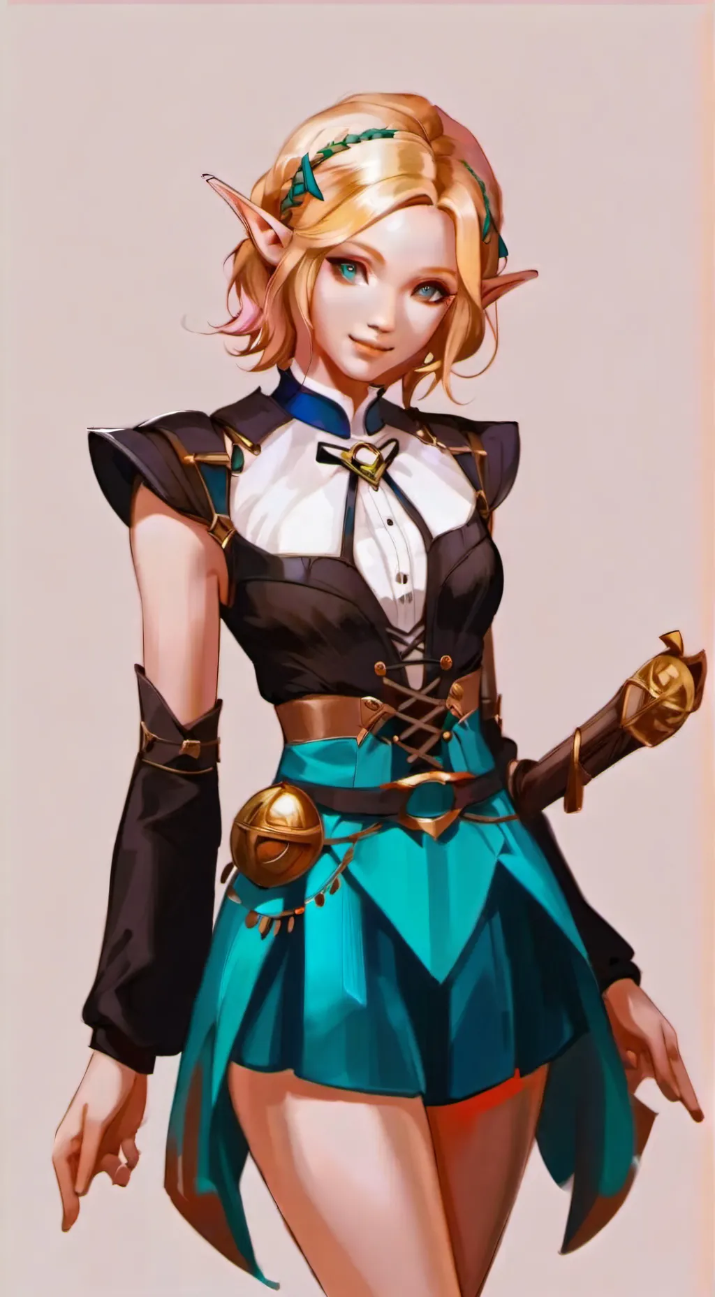 ai character: Princess zelda  background
