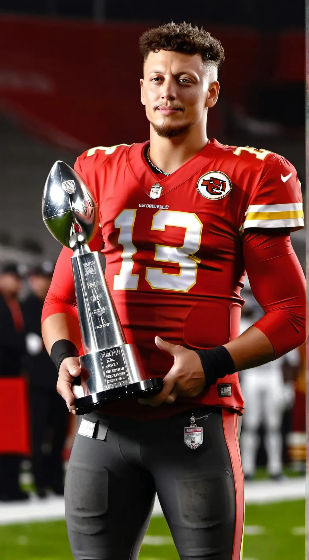 ai character: Patrick mahomes  background