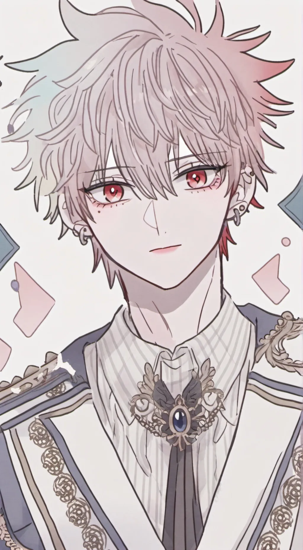 ai character: MHA eyes on me background