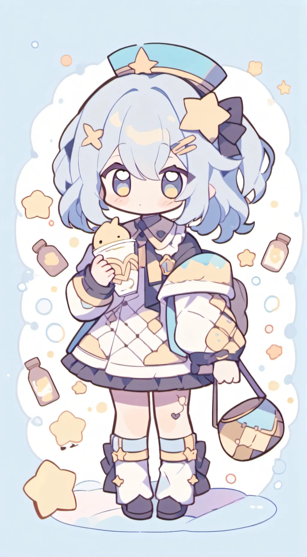 ai character: beast cookies! background