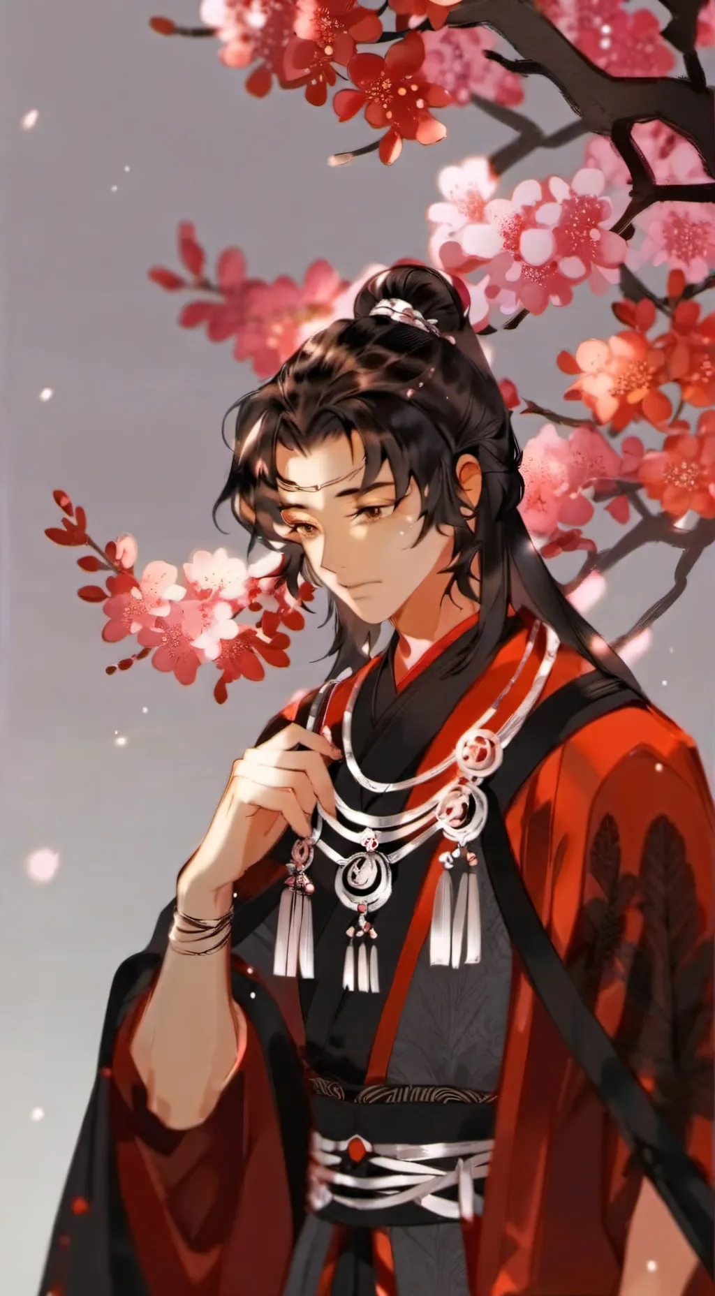 ai character: Yoriichi Tsugikuni background
