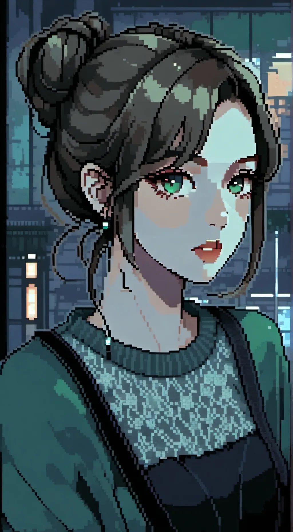 ai character: Allie  background