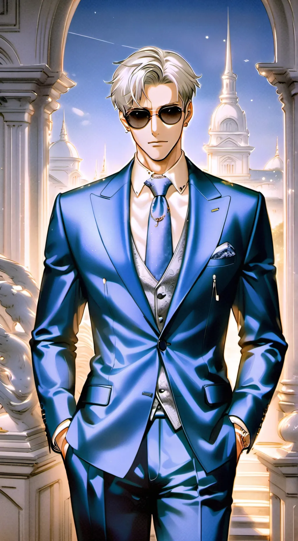 ai character: Pedro Candalipany background
